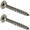 Fastenere 316 stainless steel deck screws, #10 x 2-1/2 inch, 100 pack