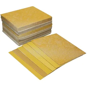 60 PCS Assorted Grit Hook-and-Loop Sandpaper Set (60-220 Grit)