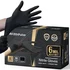 FifthPulse 6 Mil Black Nitrile Gloves, 50-ct