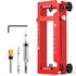 adjustable aluminum door hinge mortise router template