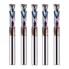 SpeTool 5-piece compression spiral router bit set with 1/4 inch shank