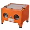 VEVOR 25 gallon benchtop sandblasting cabinet with acrylic window and glove ports