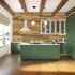 Reclaimed wood river-plank peel-and-stick wall panels