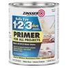 Zinsser Bulls Eye 1-2-3 PLUS water-based stain blocking primer, one quart can, white