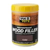 Van Votz waterproof cedar-tint wood filler tub
