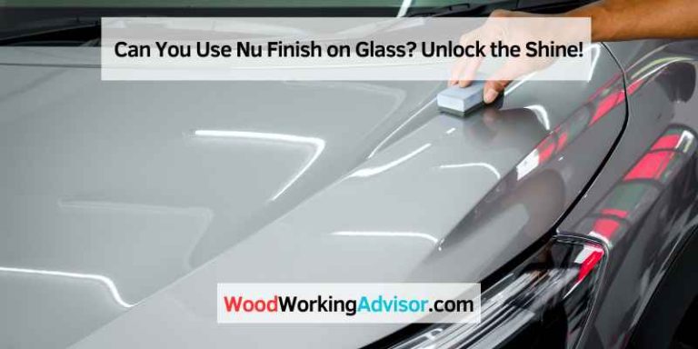 Can You Use Nu Finish on Glass