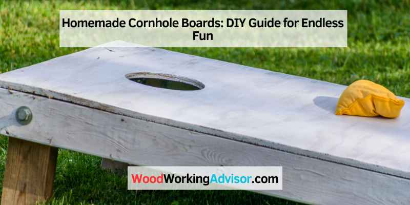Homemade Cornhole Boards