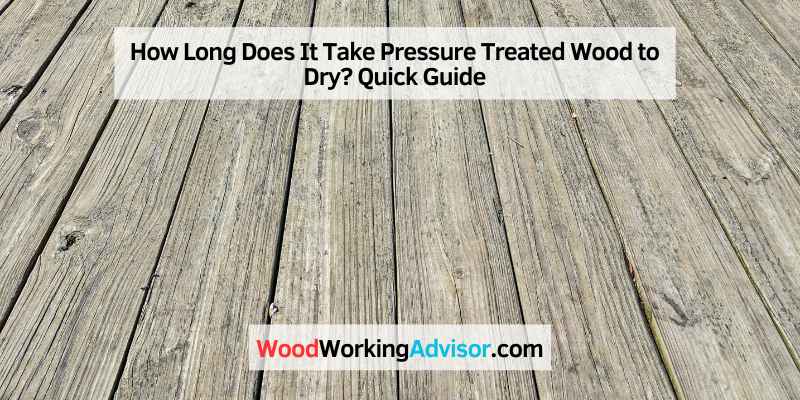 How Long Does It Take Pressure Treated Wood to Dry