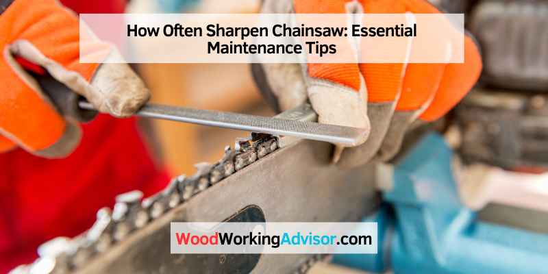 How Often Sharpen Chainsaw
