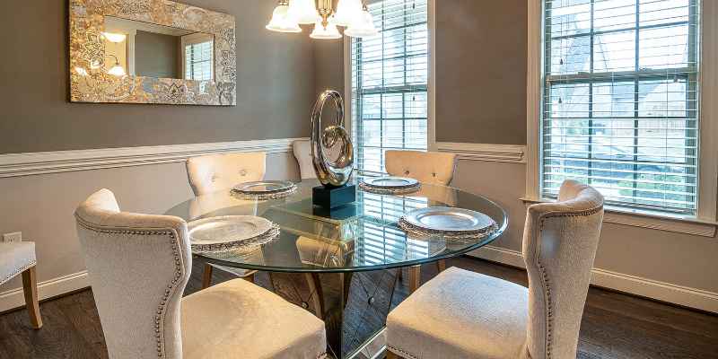 How to Attach Glass Table Top to Wood Base