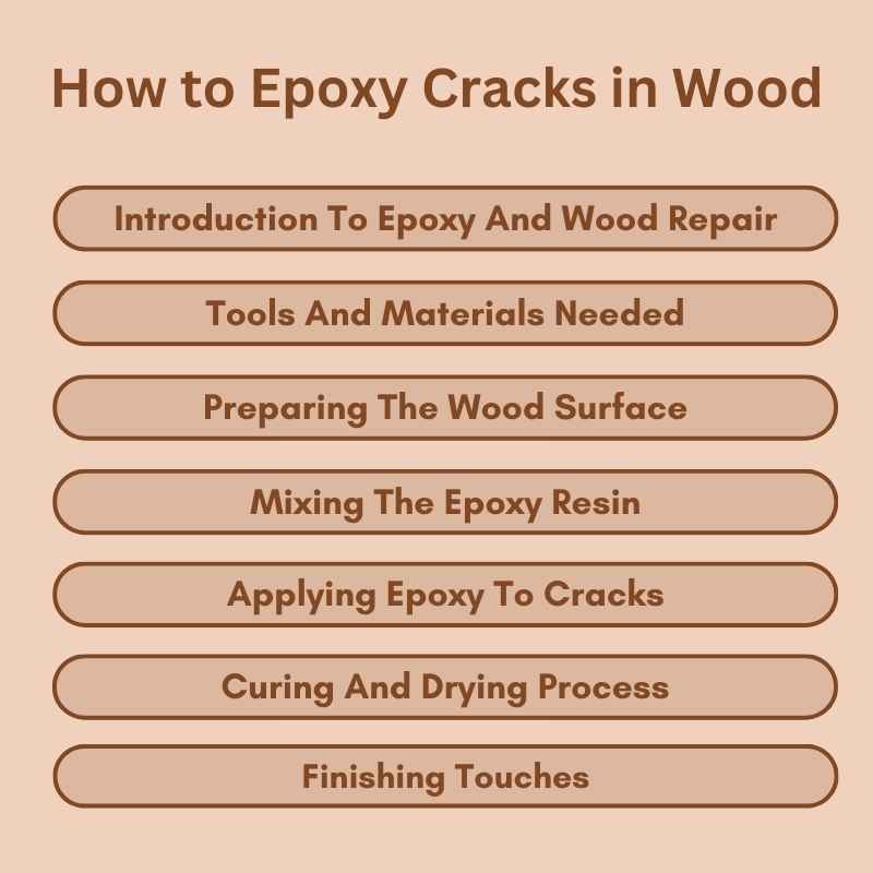 How to Epoxy Cracks in Wood