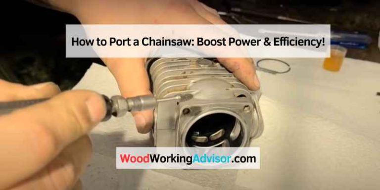 How to Port a Chainsaw