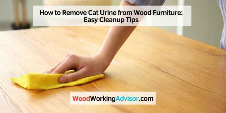 How to Remove Cat Urine from Wood Furniture