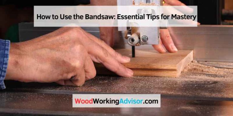 How to Use the Bandsaw