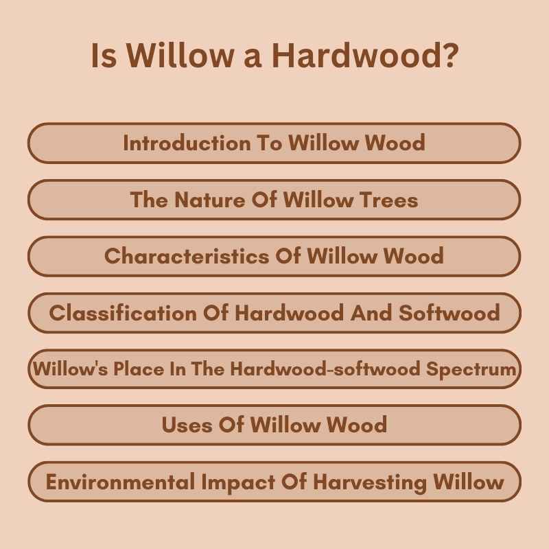 Is Willow a Hardwood