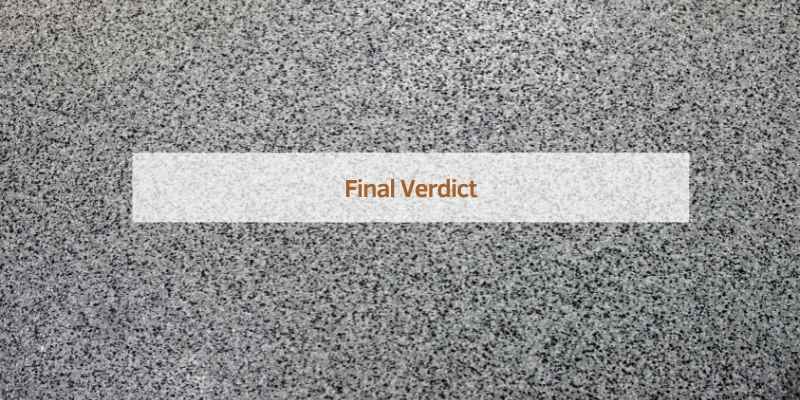 Final Verdict