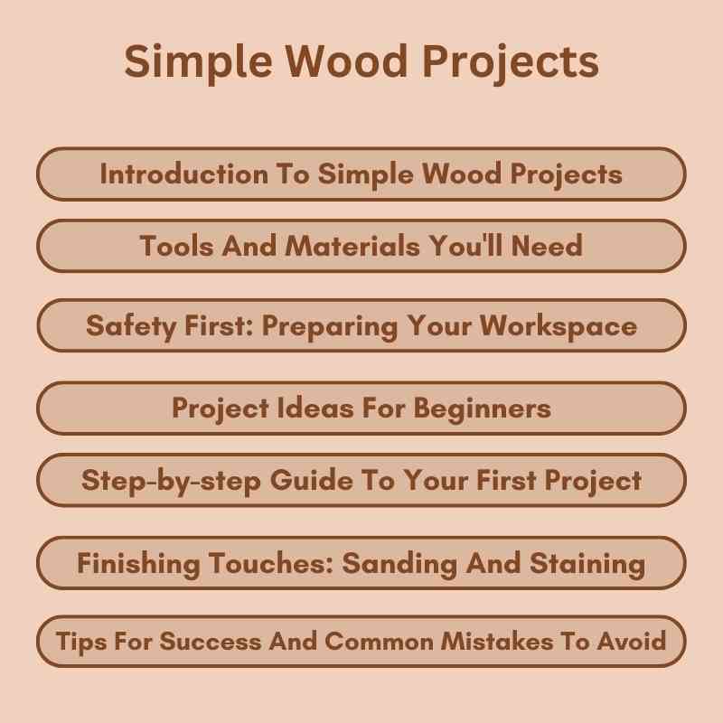 Simple Wood Projects