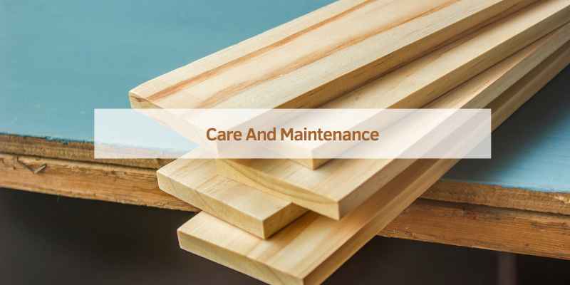 Care And Maintenance