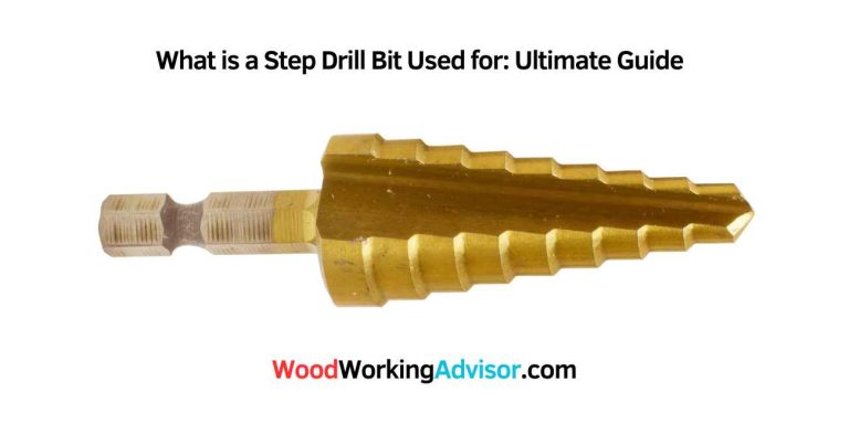 What is a Step Drill Bit Used for