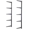 Adjustable heavy duty shelf brackets rated to hold 480 pounds