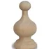 Crown Finial, Western Red Cedar, for 4x4 post