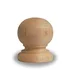 Traditional cedar finial for 4x4 mailbox post