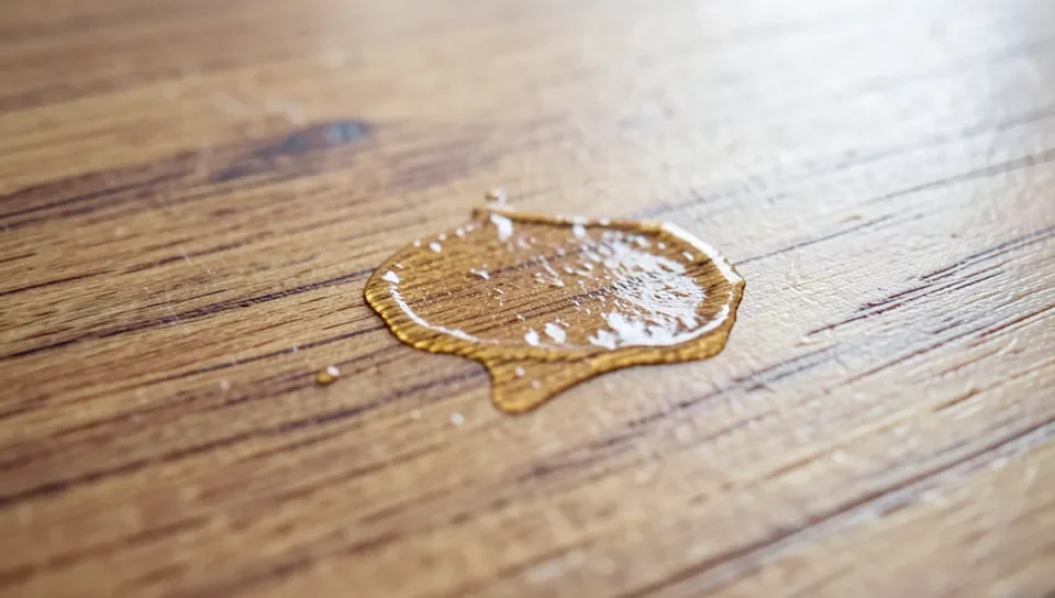 Leftover adhesive residue needs a separate cleaning step after the paper is removed
