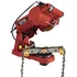 Electric chainsaw chain sharpener for wall bench or vise mount