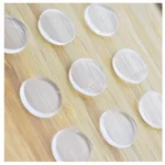 LINOUPOWER510 clear silicone bumper pads for glass table tops, 20 count