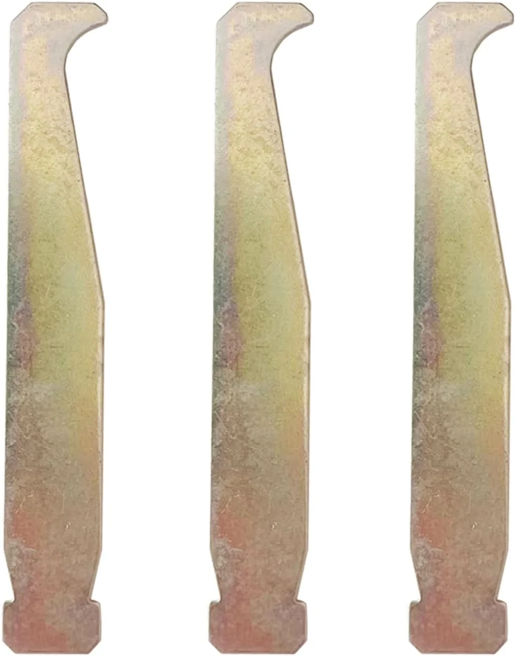 Carbon steel chainsaw bar groove cleaner tools, 3-pack
