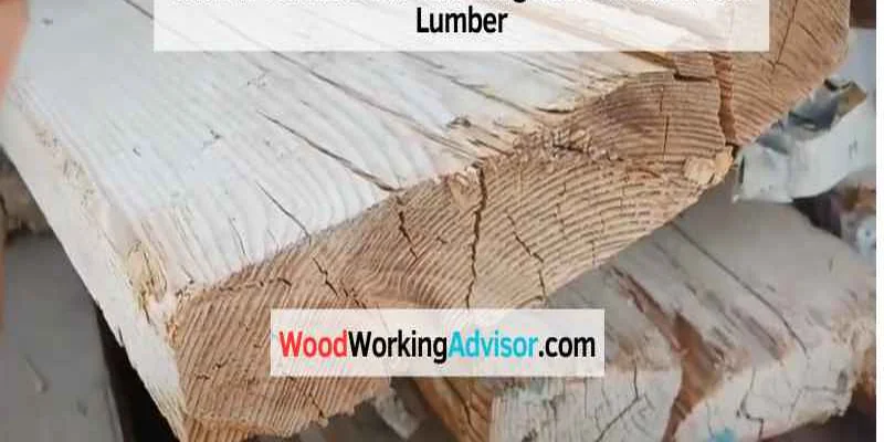 Whitewood SPF lumber boards close-up