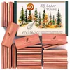 Vivenzia cedar blocks for closets, 40-piece pack