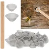 Stainless steel carpenter bee hole plugs