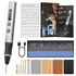 STREBITO 47-in-1 cordless engraving pen kit for wood, metal, and glass gifts