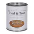 Tried and True dark walnut oil and wax finish