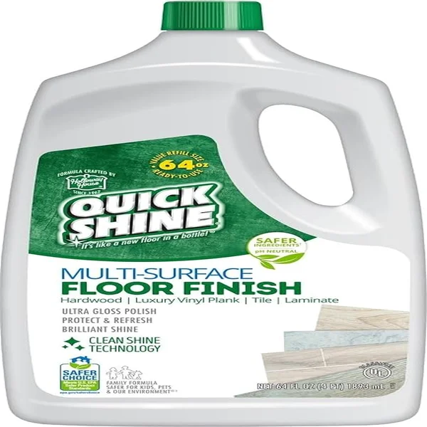 Quick Shine Multi-Surface Floor Finish, 64 oz, safe for luxury vinyl plank