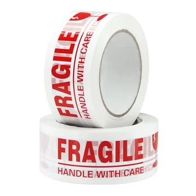 Fragile marking packing tape for shipping and moving boxes