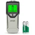 Stud finder wall scanner for locating studs before mounting shelves