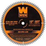 WEN BL1080 10-inch 80-tooth carbide-tipped saw blade for cutting dense hardwood
