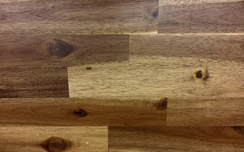 Wood-look plank flooring surface