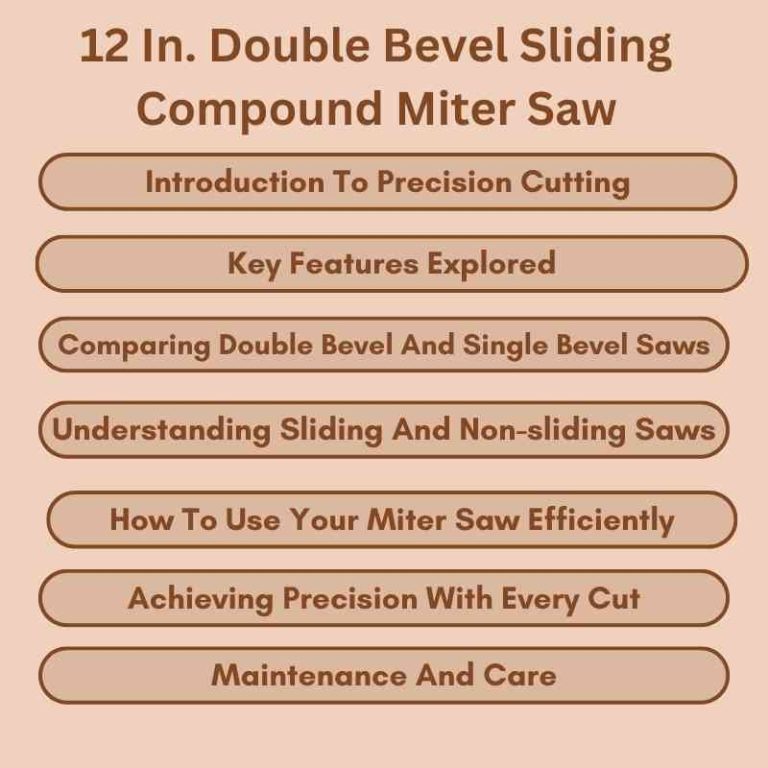 12 In. Double Bevel Sliding Compound Miter Saw