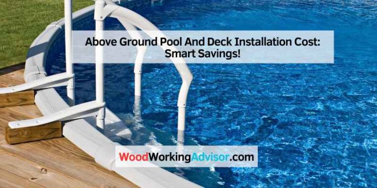 Above Ground Pool And Deck Installation Cost
