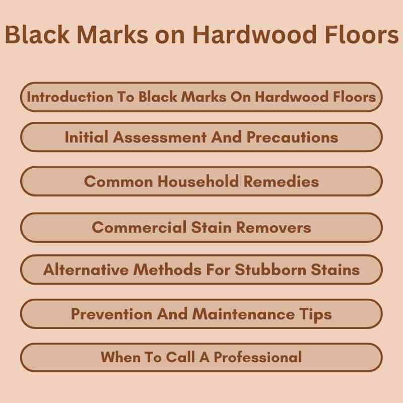 Black Marks on Hardwood Floors