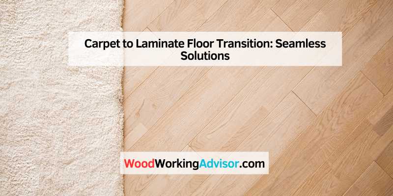 Carpet to Laminate Floor Transition