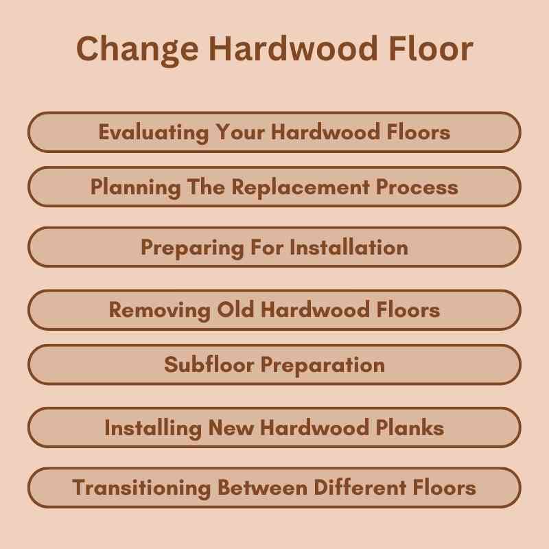 Change Hardwood Floor