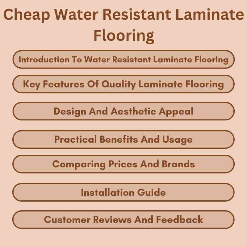 Cheap Water Resistant Laminate Flooring