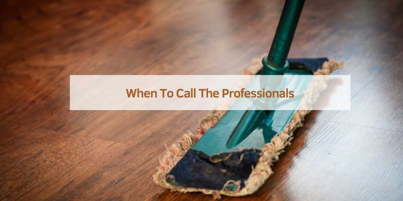 When To Call The Professionals