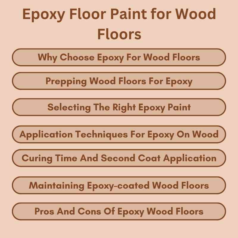 Epoxy Floor Paint for Wood Floors
