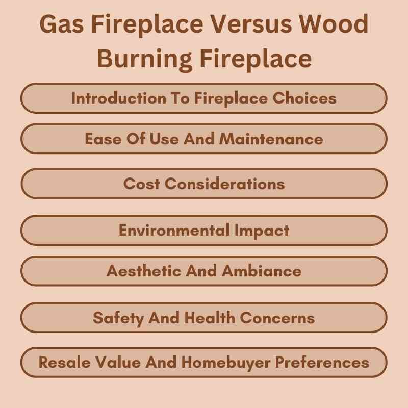 Gas Fireplace Versus Wood Burning Fireplace