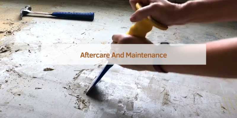 Aftercare And Maintenance